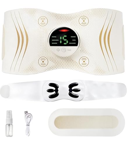 Amazon.co.jp: RELAGE リラージュ 腰ケア 腹筋ベルト EMS 振動 温熱